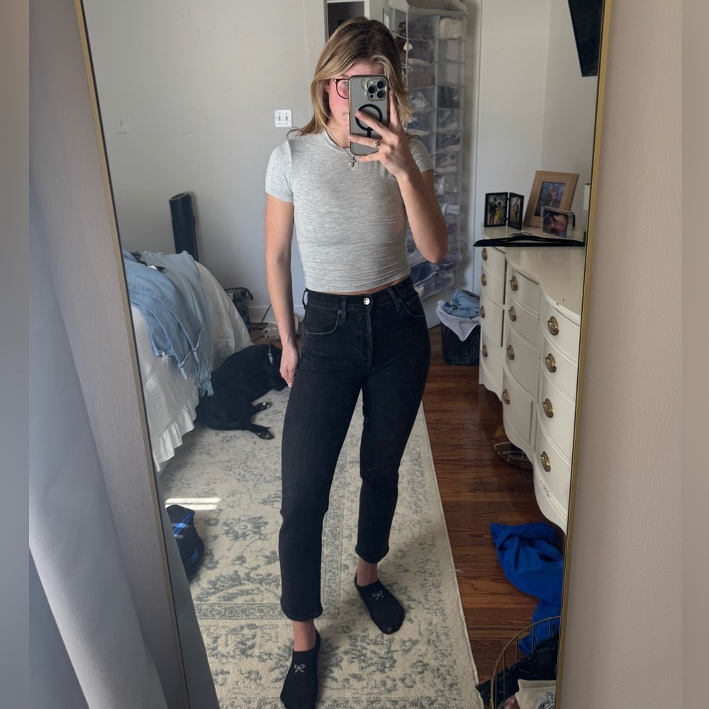 Agolde Riley Crop in Panoramic